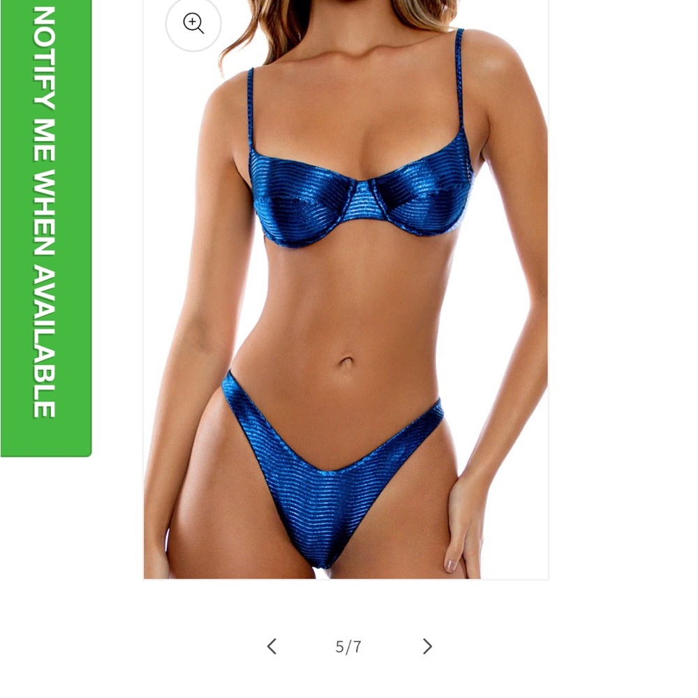 Luli fama NWT blue swim